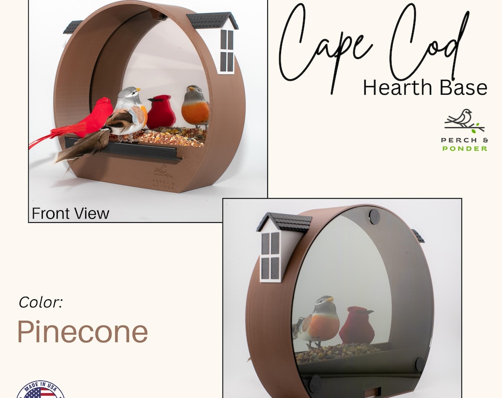 Bird Feeder with One Way Mirror